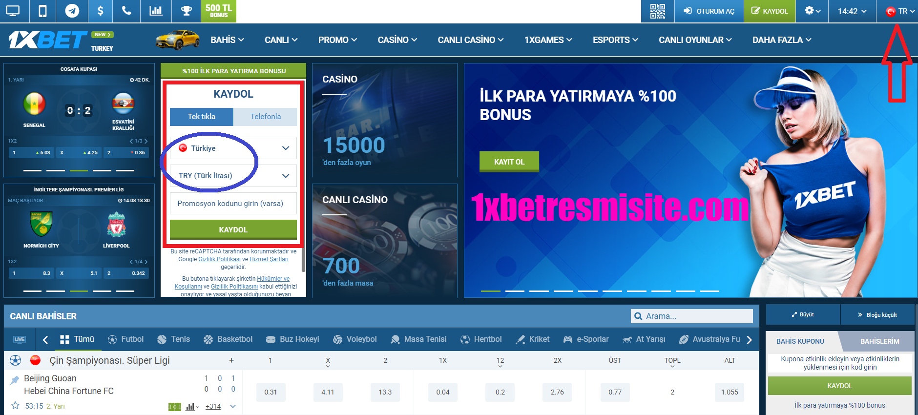 1xbet
